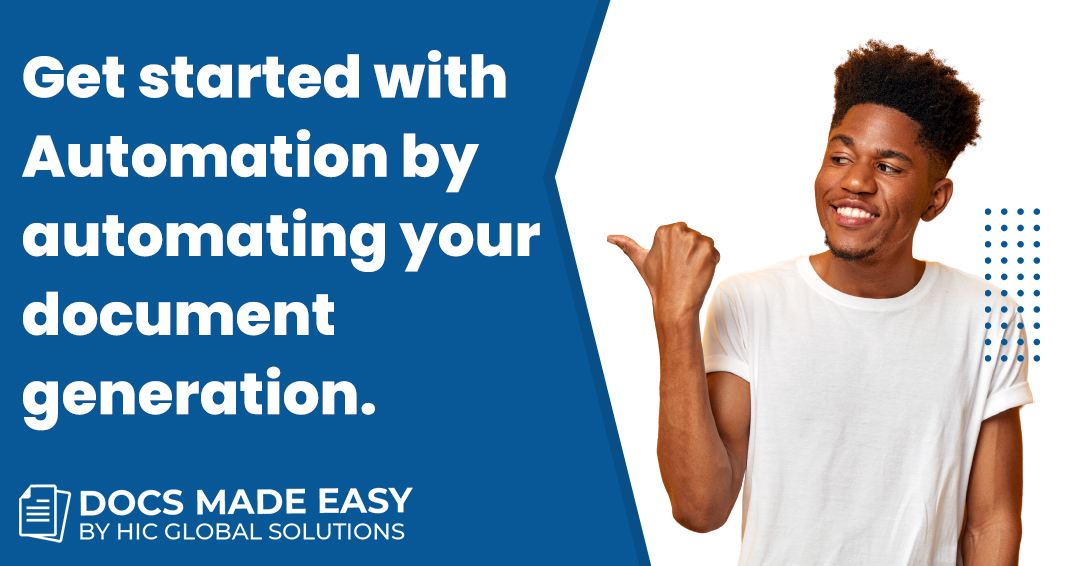 Get started with Automation by automating your document generation.