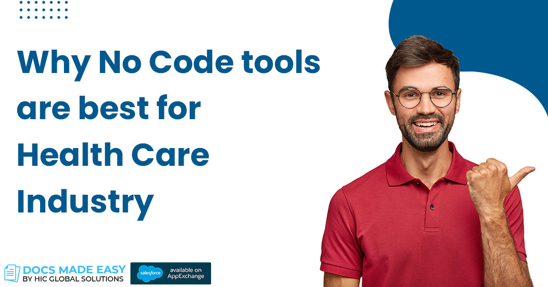 Why No Code tools are best for Health Care Industry