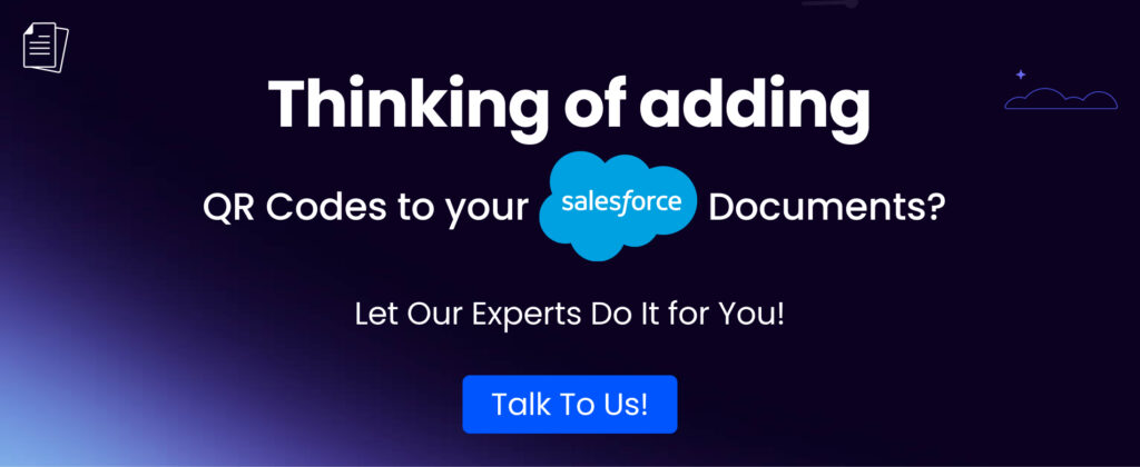 QR Codes in Salesforce Documents