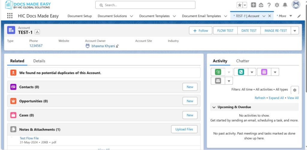 STEP-14 Now, go to the Related tab and click on Notes and Attachments.