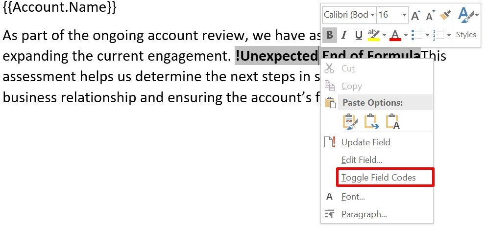In the Field Name list, choose IF and click OK.