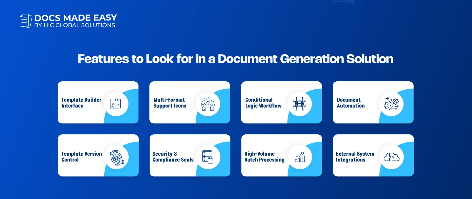 Key Features to Look for in a Document Generation Solution