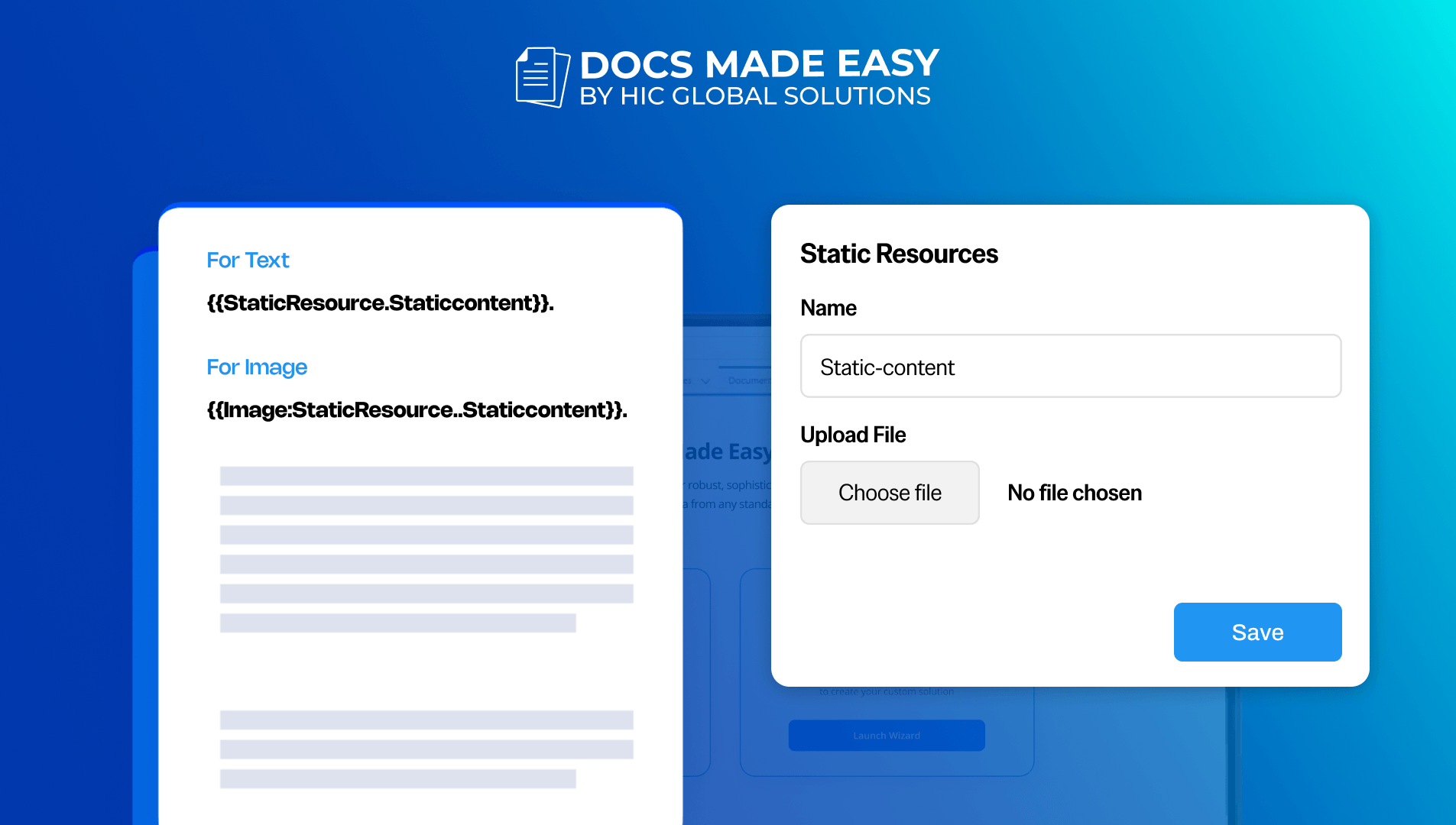 How to Create a Static Resource in Salesforce for Document Generation
